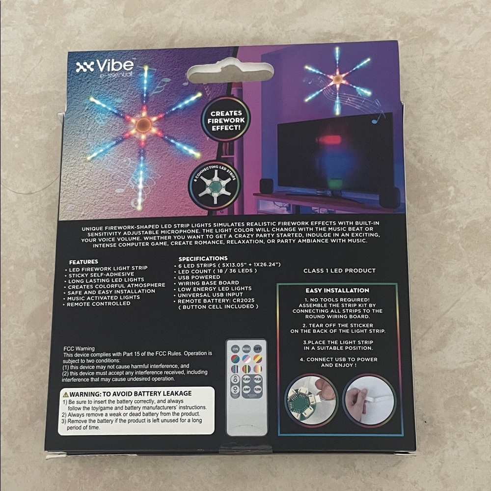 Vibe Multicolor Firework LED Light - Picture 2 of 7